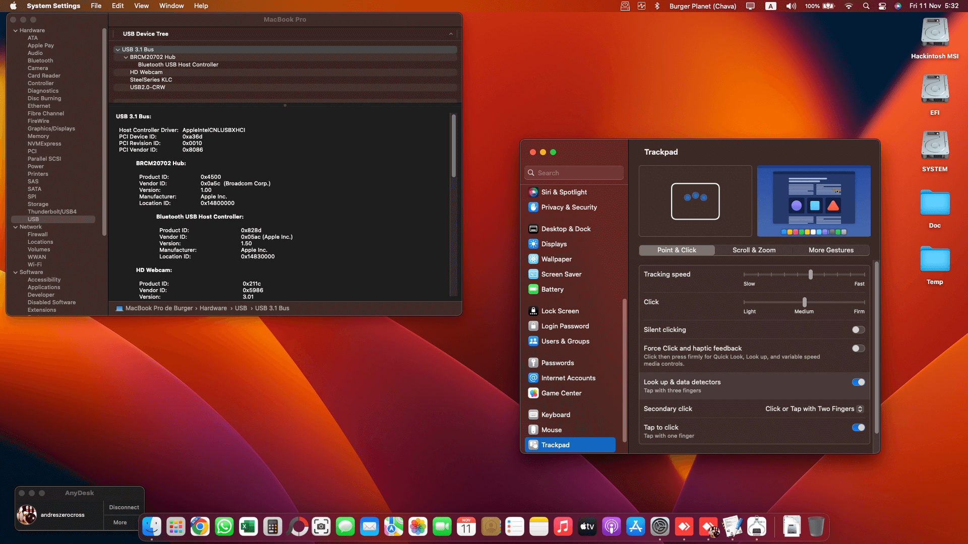 MSI Gaming GE75 Raider 8SG [CoffeeLake   Intel UHD 630 + I2C]   OpenCore 3